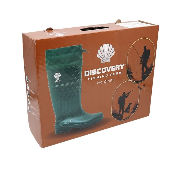DFT Hunter Yeşil PVC Konçlu Çizme No: 44 (Çift)