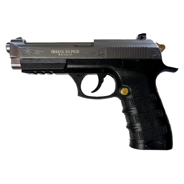 EKOL S P92 B Polimer Füme Altın Havalı Tab Blwbck