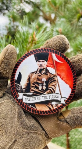 Father Of The Turks Patch/Peç/Arma (8.7cm)