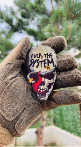 Fck The System Patch ( 9 cm )