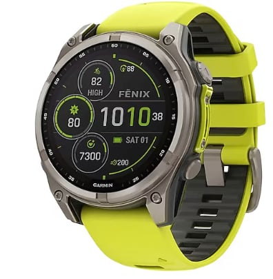 Garmin Fenix 8 51mm Solar Sarı Akıllı Saat