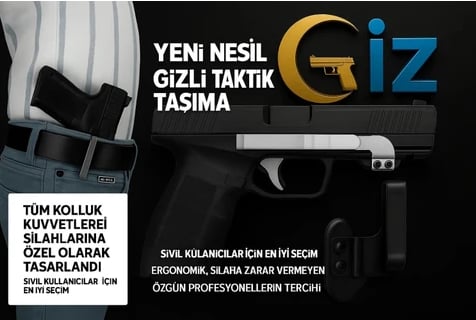 Giztech Yeni Nesil Gizli Taktik Taşıma Kiti Giz Yavuz 1911 Duty Tisaş zigana pikatin rayı olan serileri , ve Türevleri Sağ El Kılıf