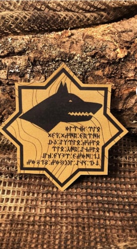 Göktürk Dua Patch/peç/arma(9CM)