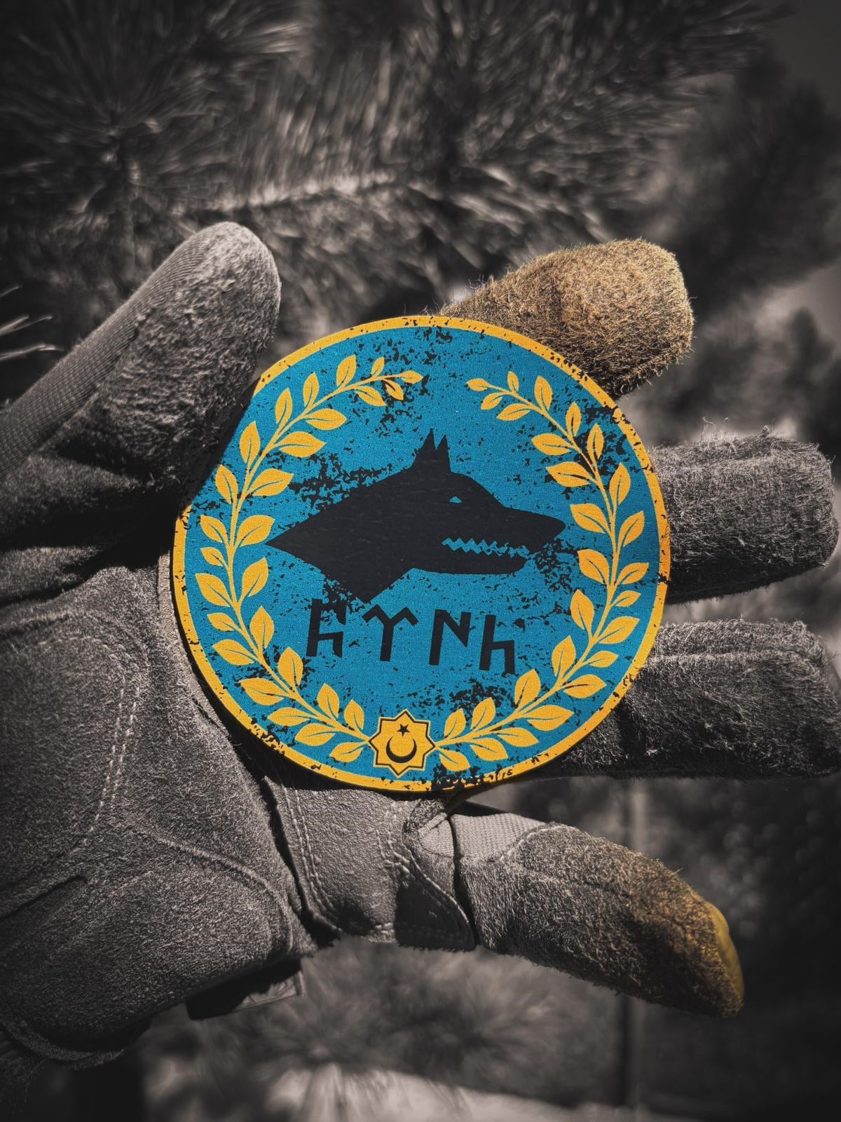 Göktürk Patch/Arma/Peç (9cm)