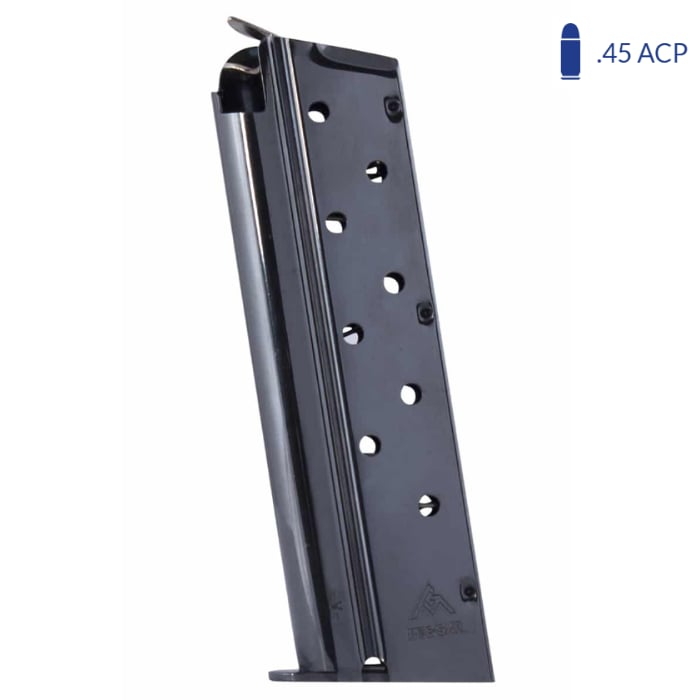 MEC-GAR MAGAZINE COLT 1911 9 MM 9 RD HT Blue Şarjör