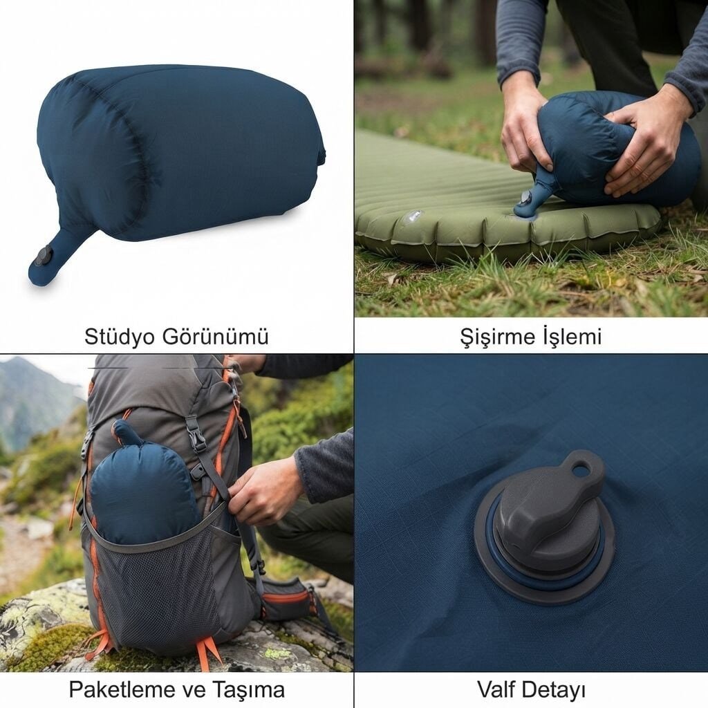 PINGUIN AIR BAG MAVI SISME YASTIK