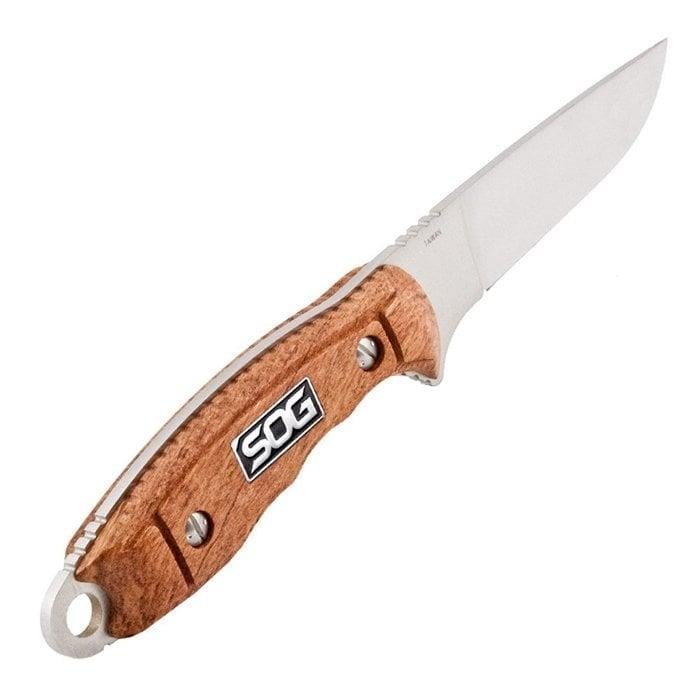 S. SOG HT022L Huntspoint Ahşap Saplı Avcı Bıçağı