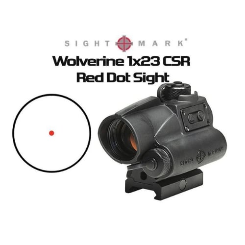 Sightmark Wolverine CSR 1×23 Red Dot (4 MOA) – Rubber‑Armored