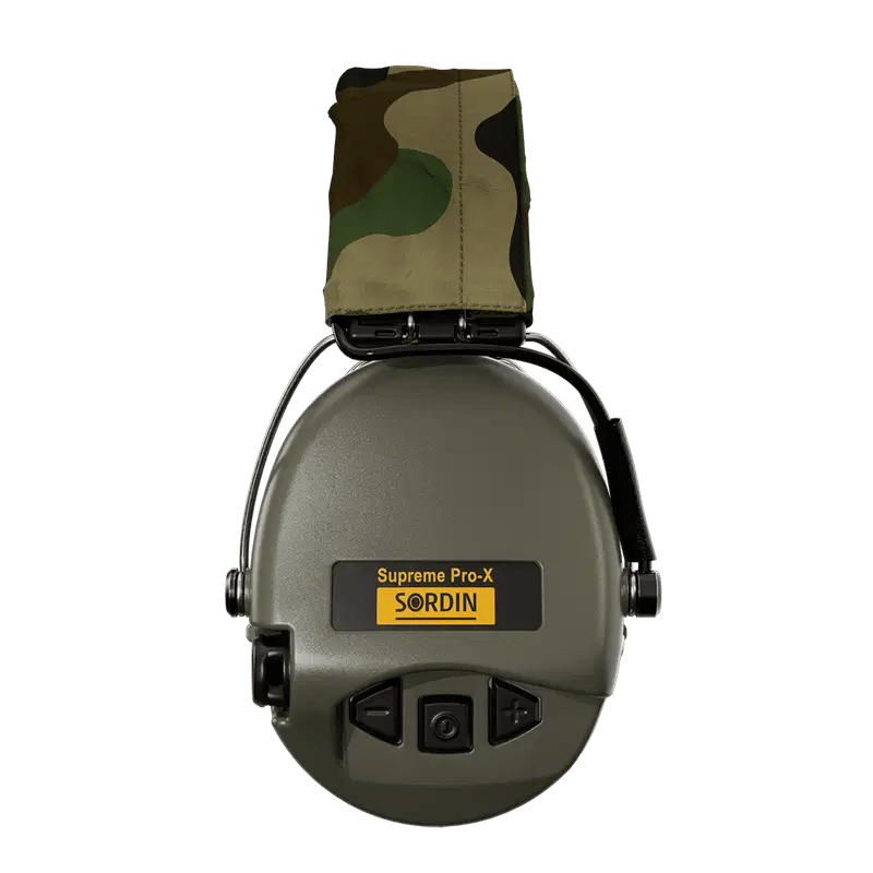 Sordin Supreme Pro-X CAMO PVC Bantlı Profesyonel Atış Kulaklığı