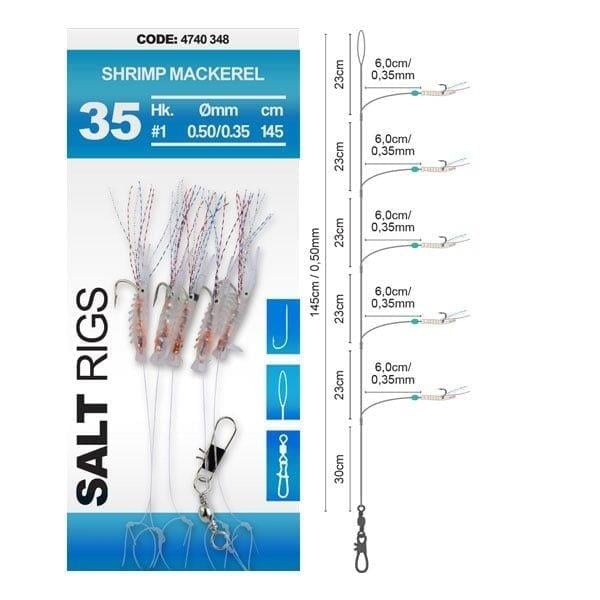 SPRO 30 Shrimp Mackerel Tuzlusu Rig Takımı #1