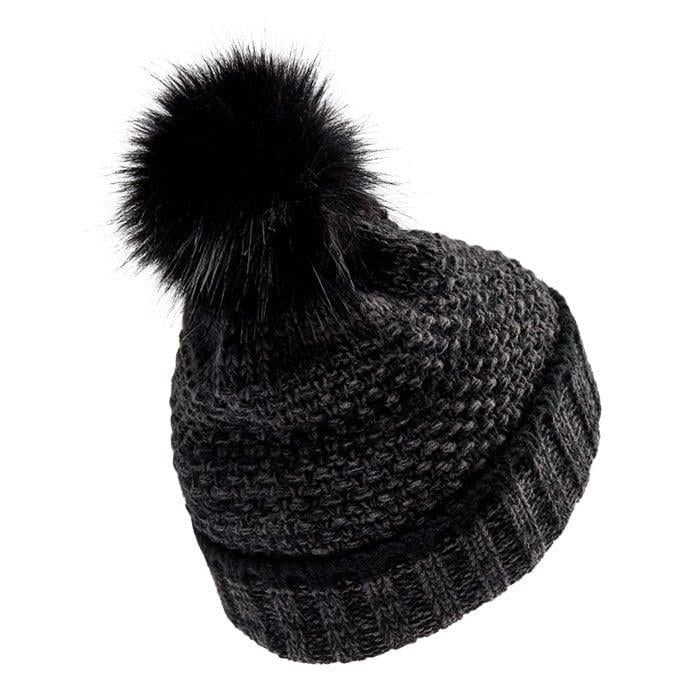 T. DEERHUNTER Lady Knitted Kadın Siyah Bere