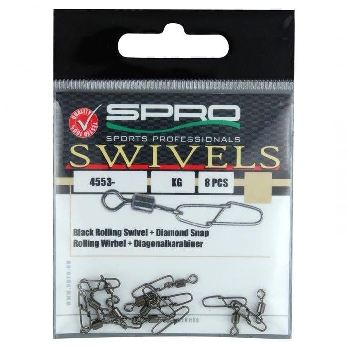 T.SPRO Diamond Klipsli Fırdöndü No:02 - 8 Adet