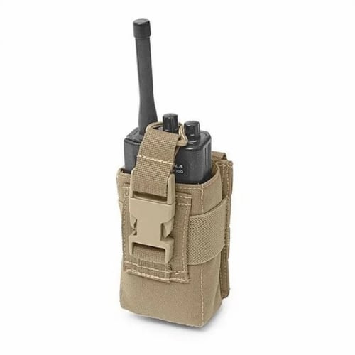 Warrior Adjustable Radio Pouch – Coyote Tan