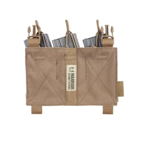 Warrior Assault Systems Removable Triple MOLLE Open Pouch for RPC – Coyote Tan