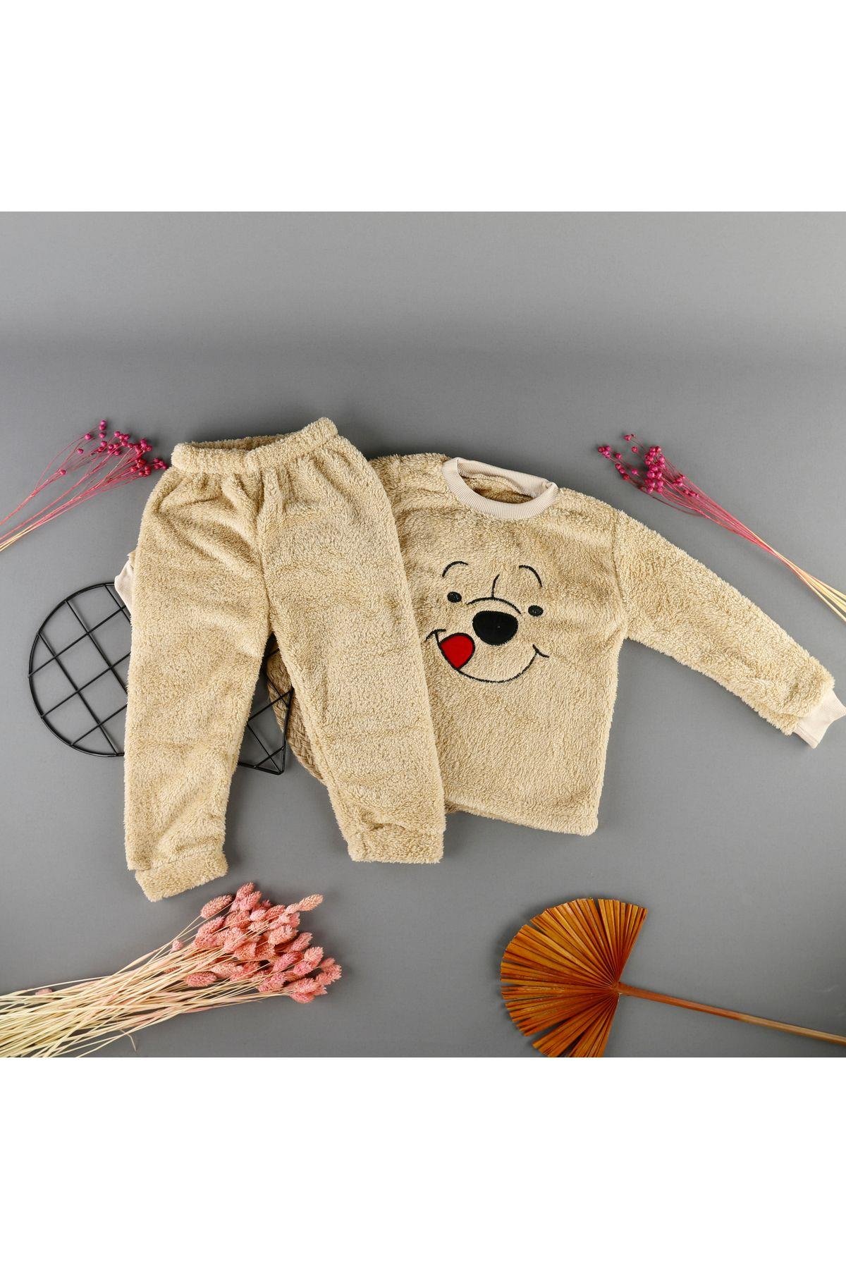 Ayıcık Detaylı Welsoft 2'Li Unisex Takım