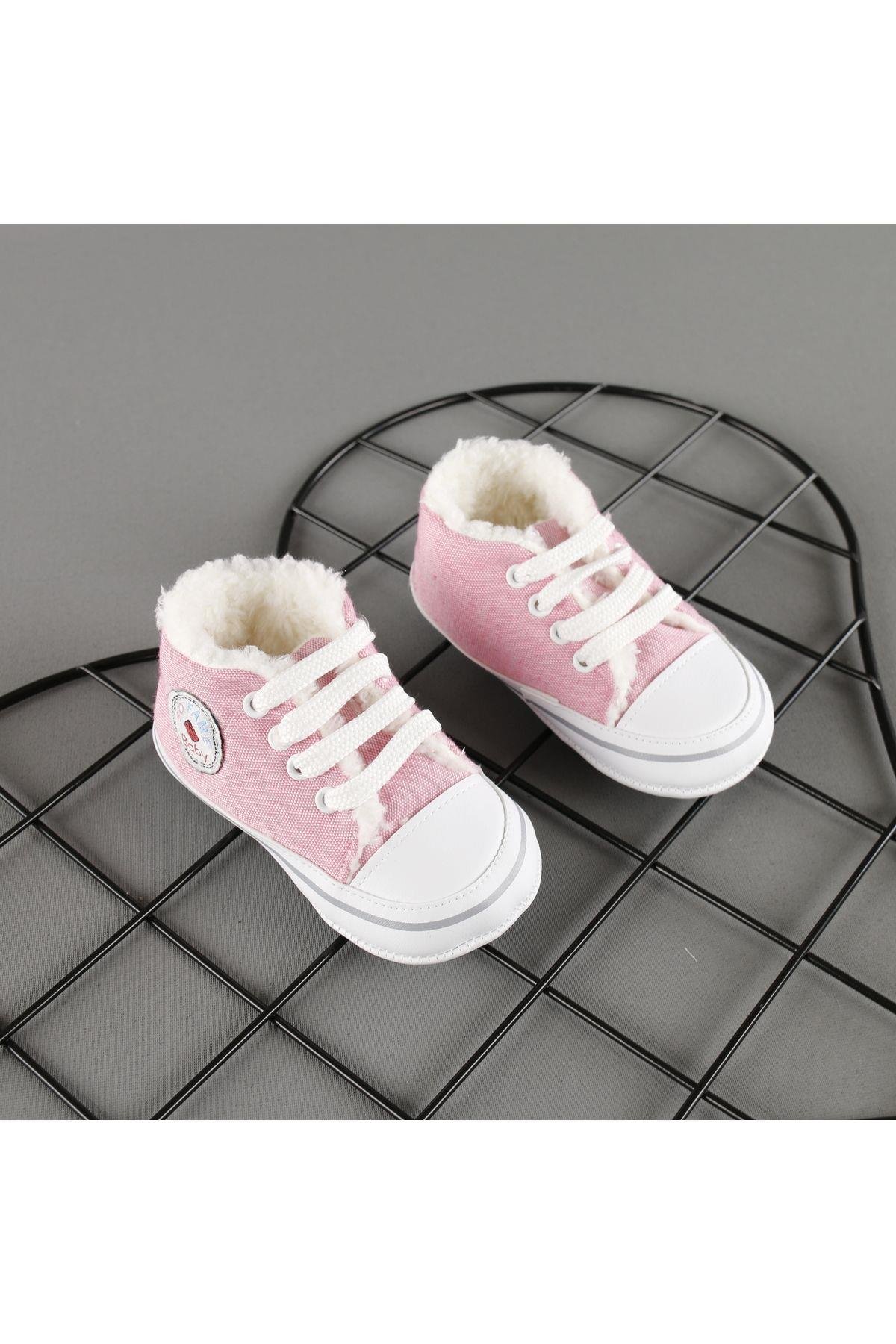 Tekstil İlk Adım Bebek Çocuk Kız Ayakkabı