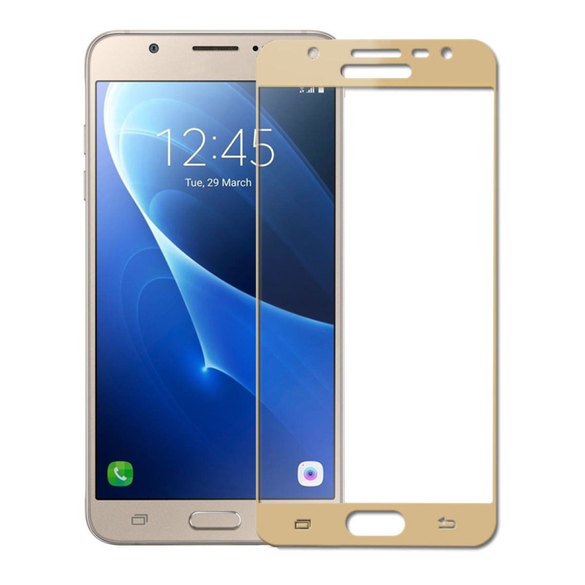 Helt Samsung Galaxy J510 J5 2016 Uyumlu 3D SuperGlass Full Cam Koruyucu NT-17143