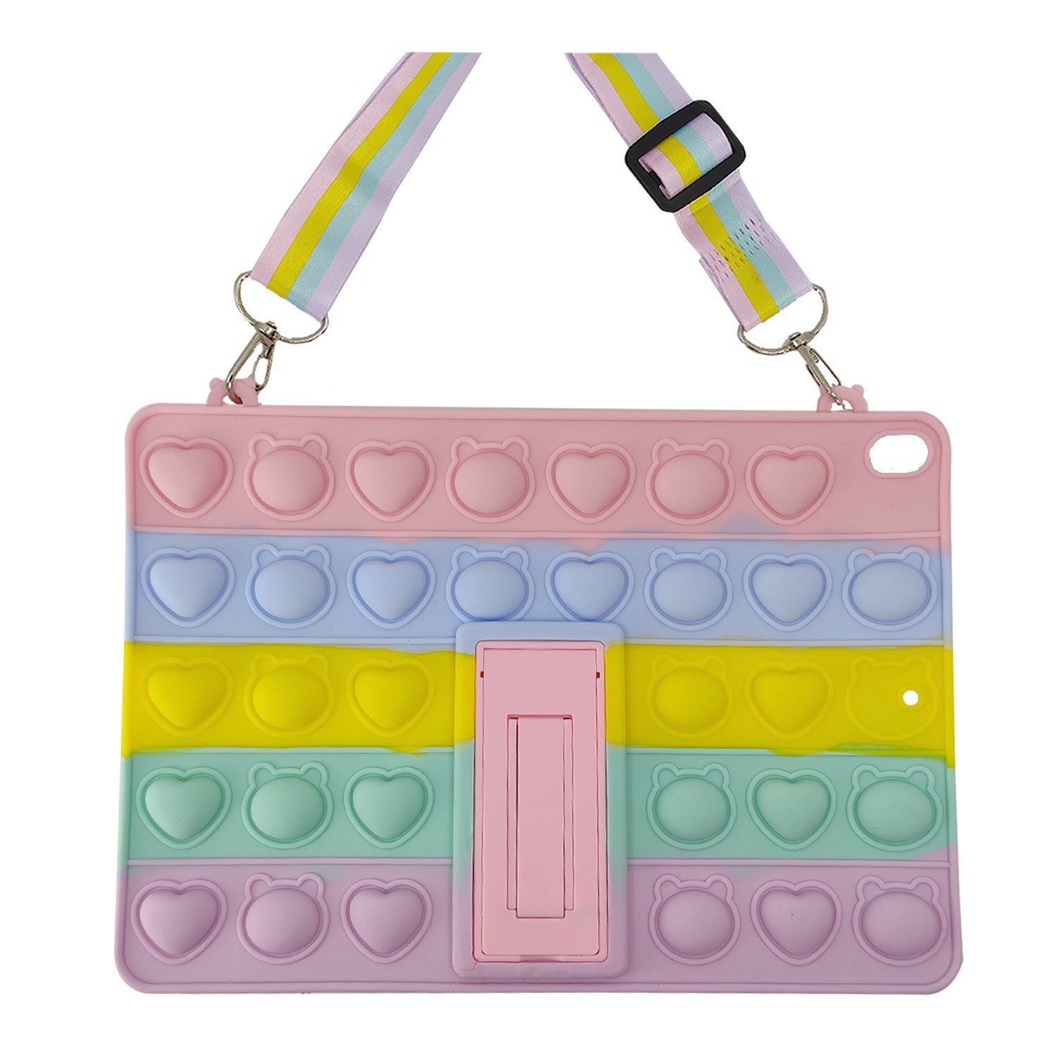 Nettech Apple iPad Pro 10.5 inç Uyumlu Standlı Pop It Arka Koruma NT-96698