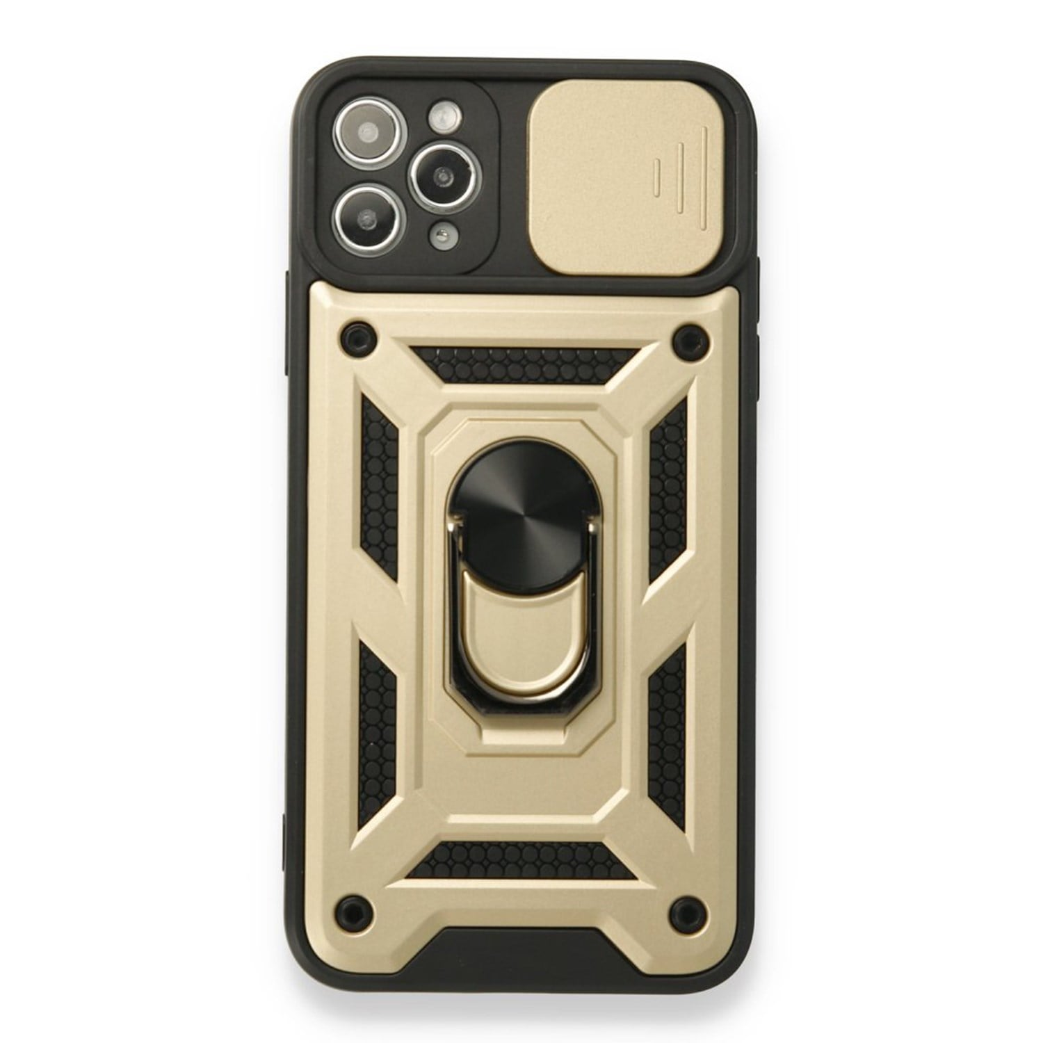 Nettech Apple iPhone 11 Pro Max Uyumlu Kızaklı Panzer Seri Arka Koruma Kılıf NT-86160