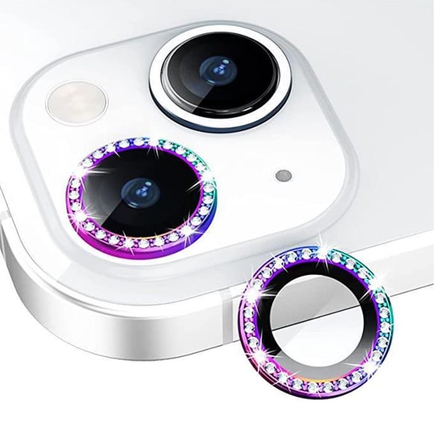 Nettech Apple iPhone 11 Pro Uyumlu Diamond Taşlı Model Kamera Cam Koruyucu NT-110751