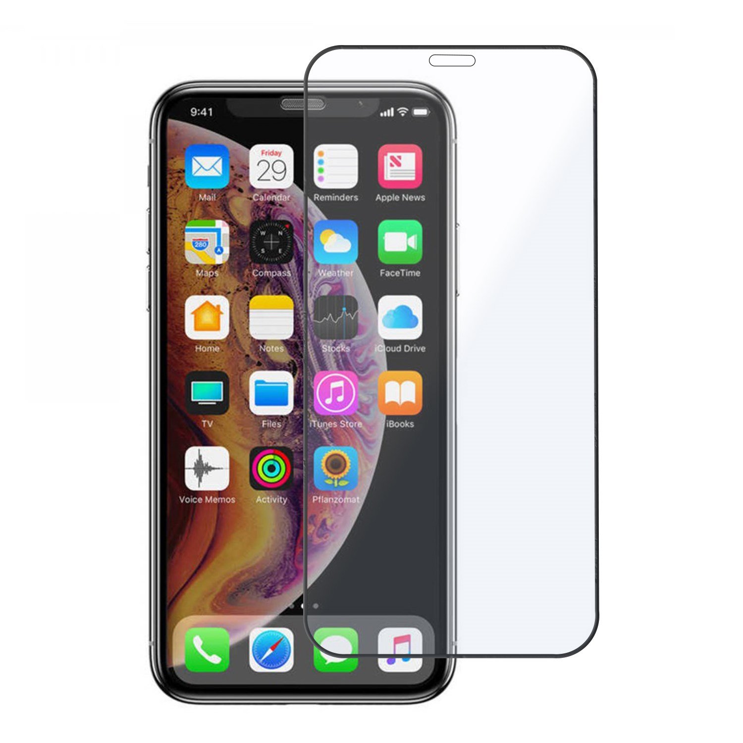 Nettech Apple iPhone 11 Uyumlu 5D Glas Full Cam Koruyucu VR-18962