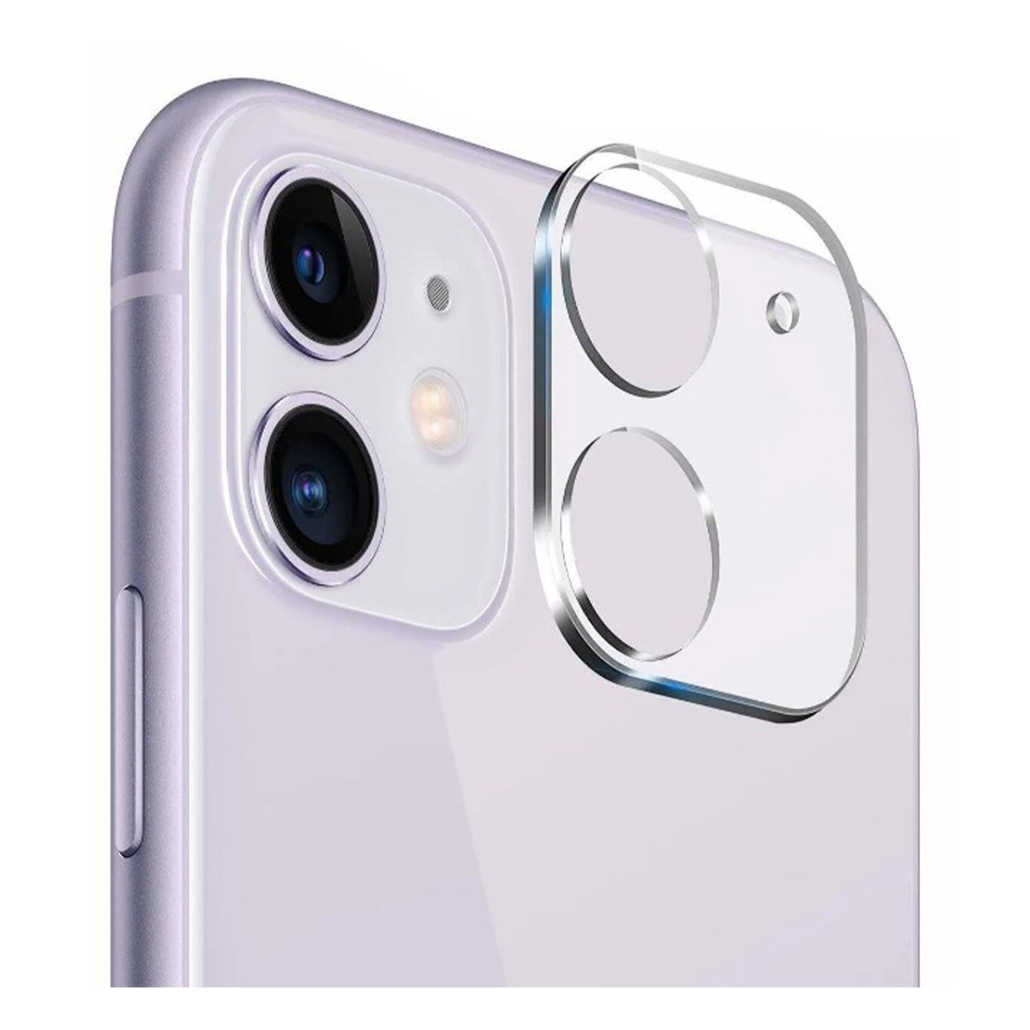Nettech Apple iPhone 11 Uyumlu Şeffaf Çerçeveli Seri Kamera Cam Koruyucu NT-96979
