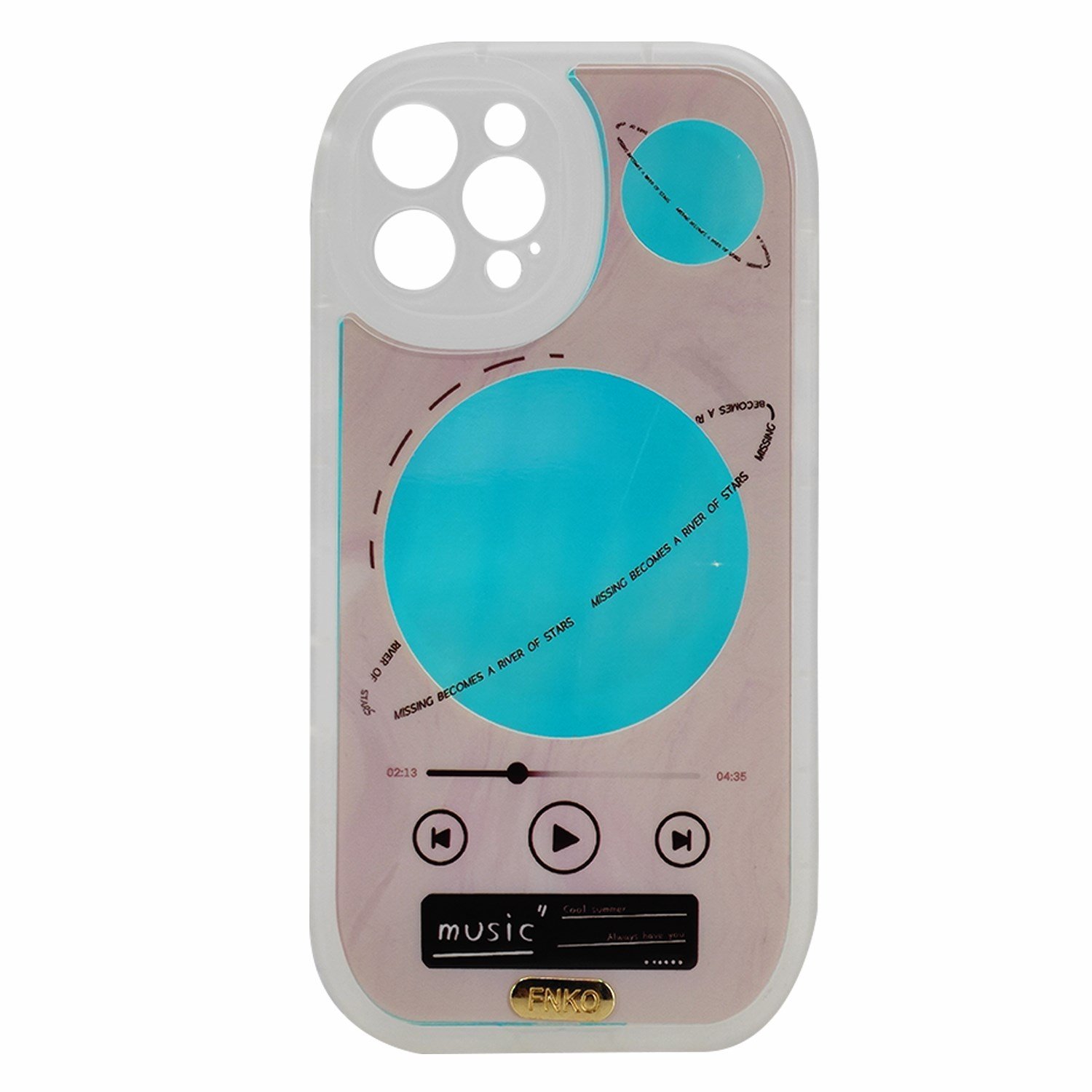 Nettech Apple iPhone 12 Pro Max Uyumlu Şeffaf Desenli Arka Koruma Kılıf NT-97024