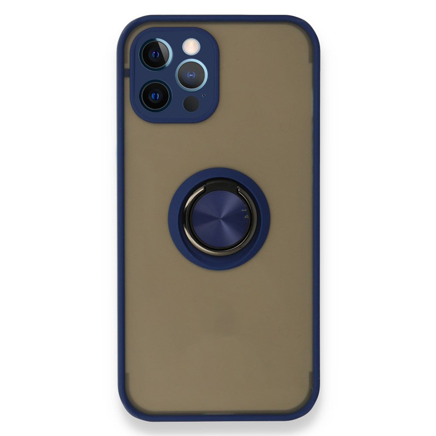 Nettech Apple iPhone 12 Pro Max Uyumlu Montreal Yüzüklü Arka Koruma Kılıf NT-84794