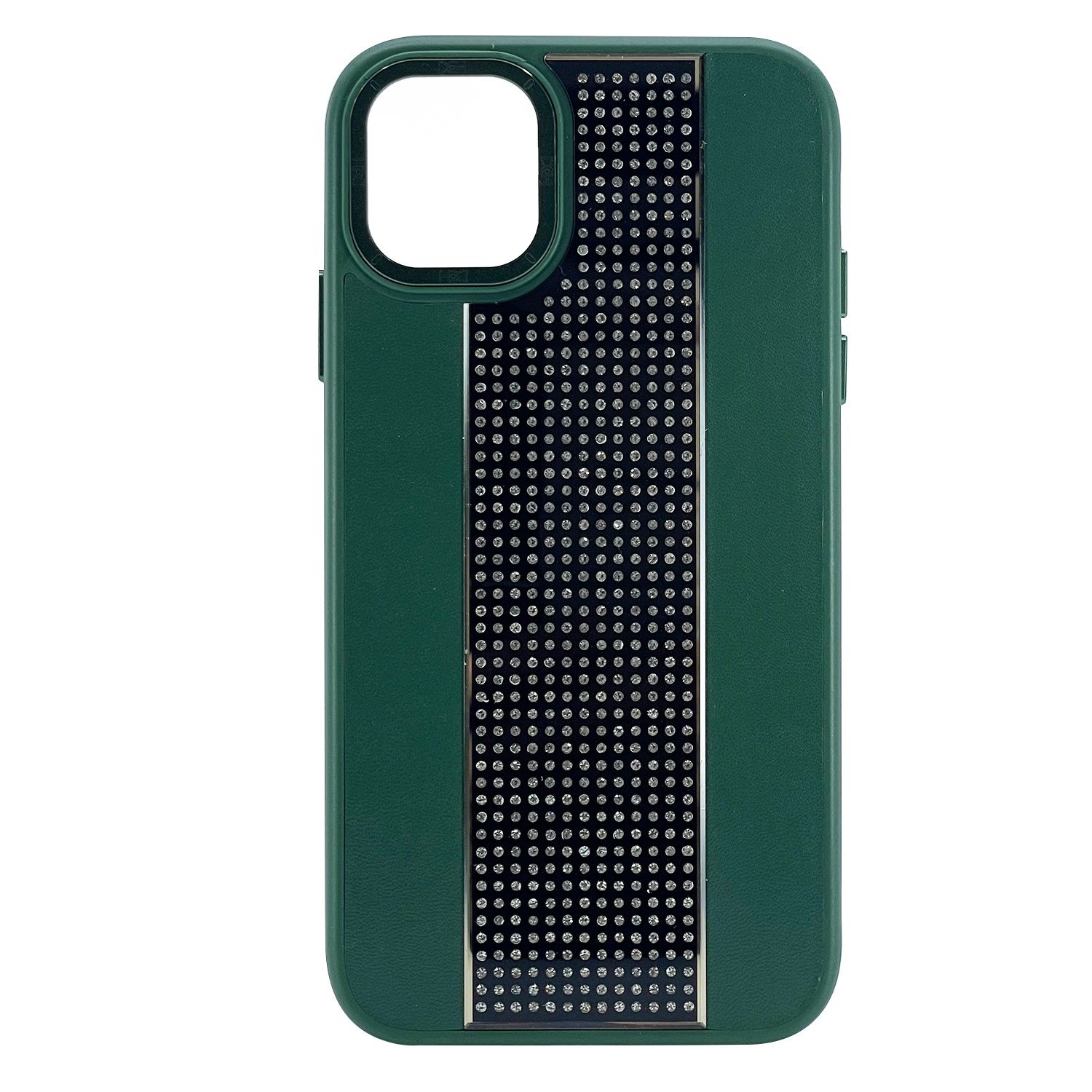 Nettech Apple iPhone 12 Pro Max Uyumlu Taşlı Deri Seri Arka Koruma Kılıf NT-101464