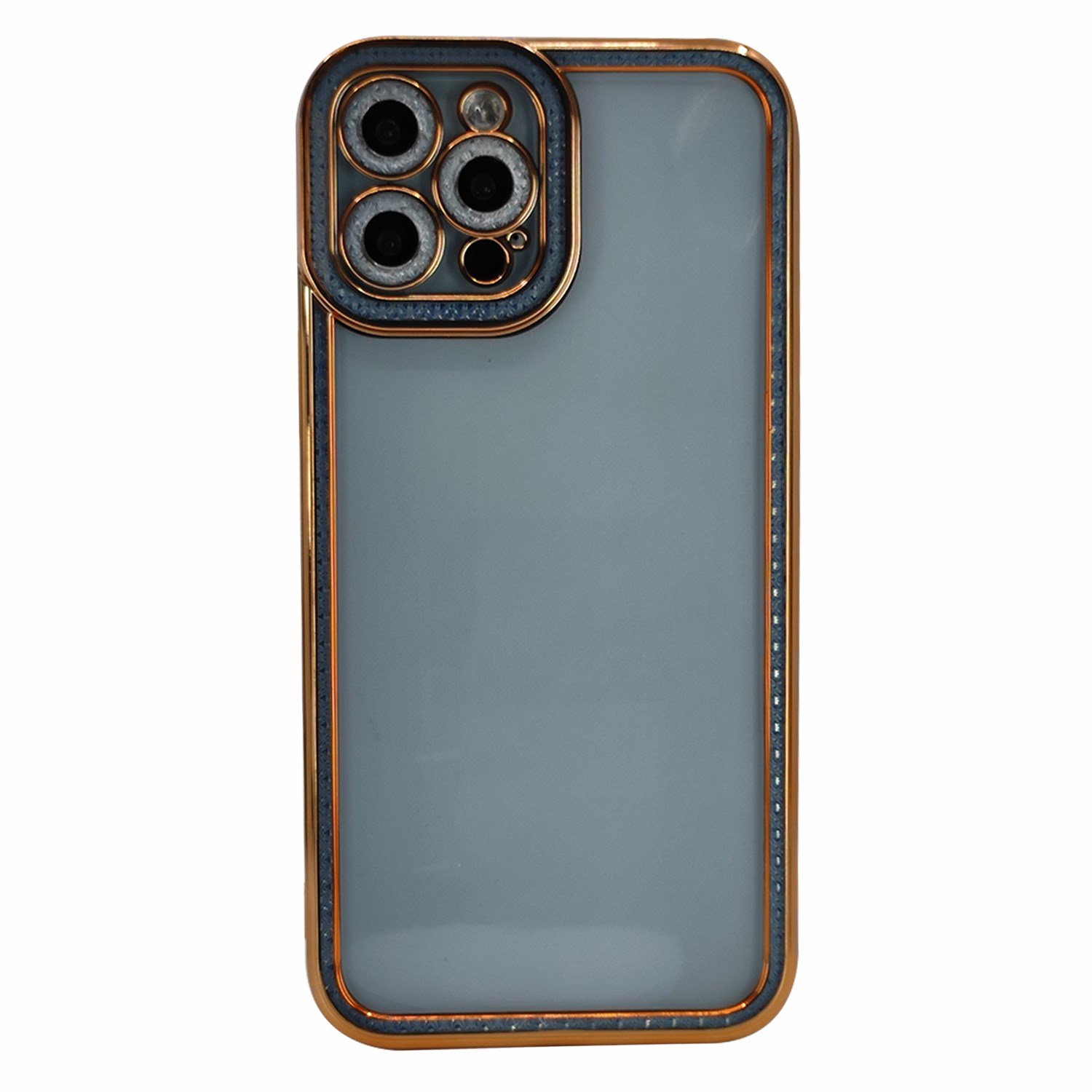 Nettech Apple iPhone 12 Pro Max Uyumlu Lüx Kristal Seri Arka Koruma Kılıf NT-97105
