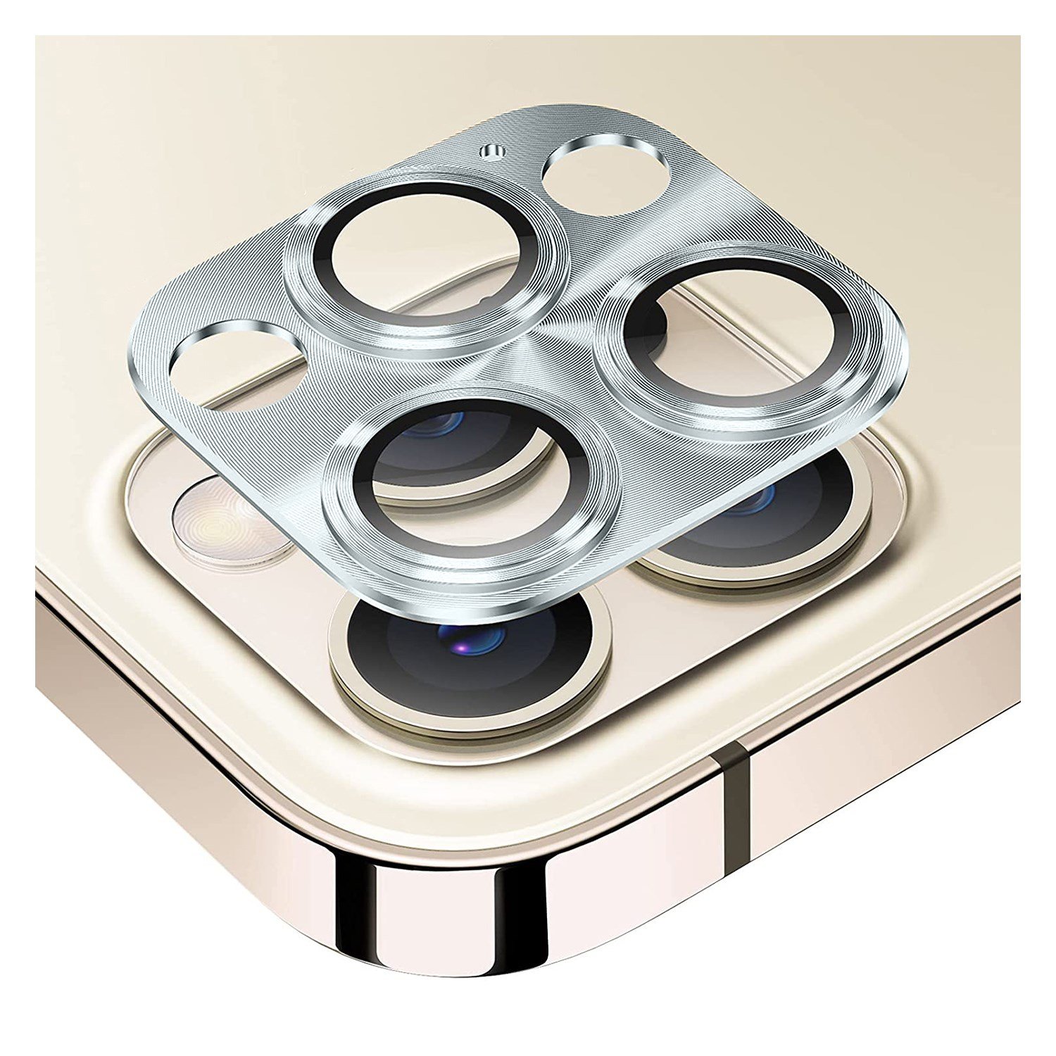 Nettech Apple iPhone 12 Pro Uyumlu Metalik Seri Kamera Cam Koruyucu NT-90374