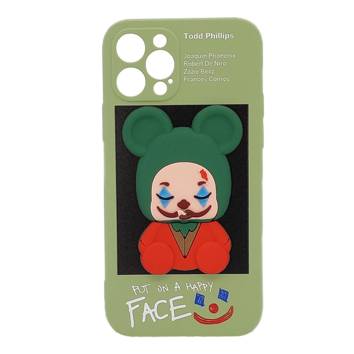 Nettech Apple iPhone 12 Pro Uyumlu Three D Case Seri Arka Koruma Kılıf NT-95089
