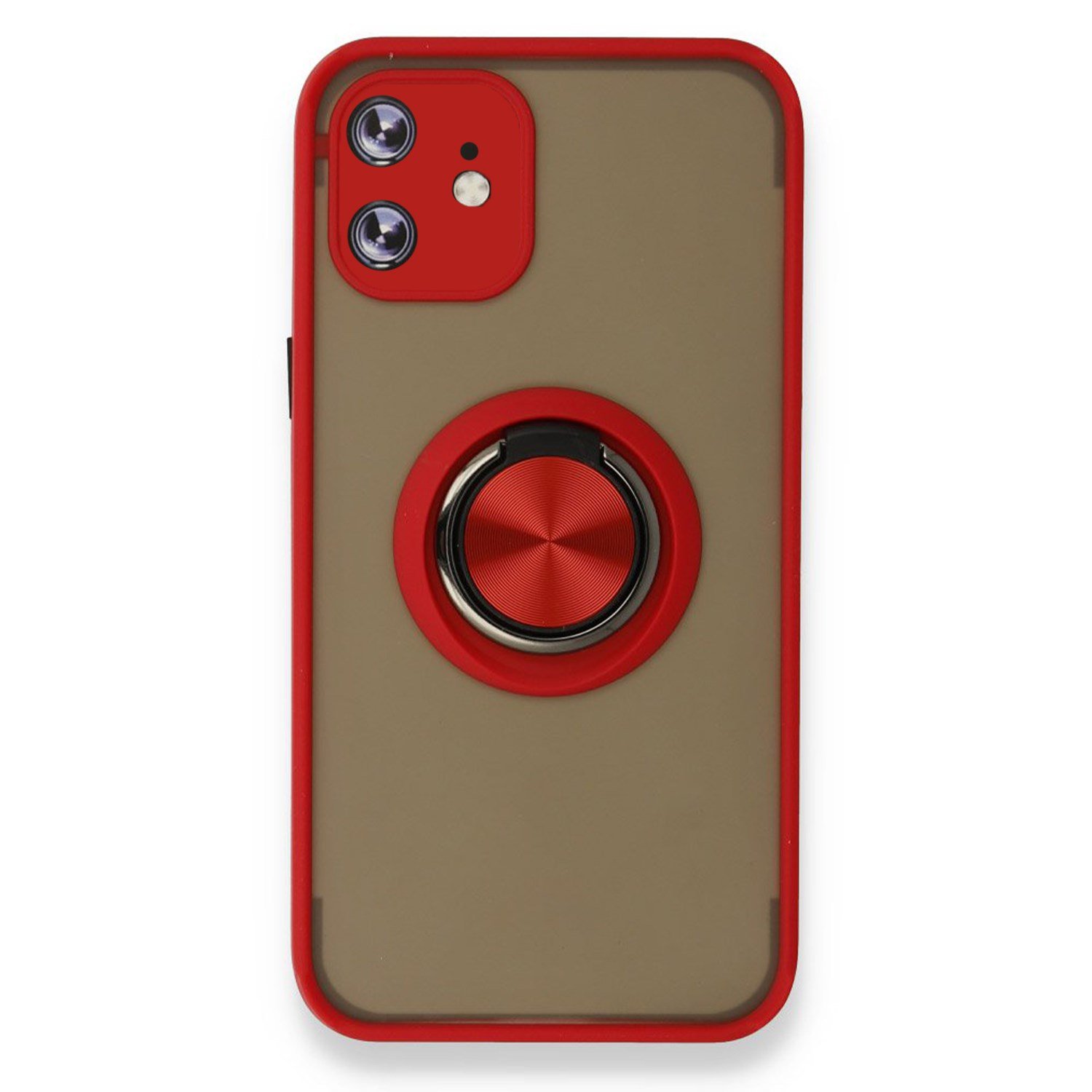 Nettech Apple iPhone 12 Uyumlu Montreal Yüzüklü Arka Koruma Kılıf NT-84790