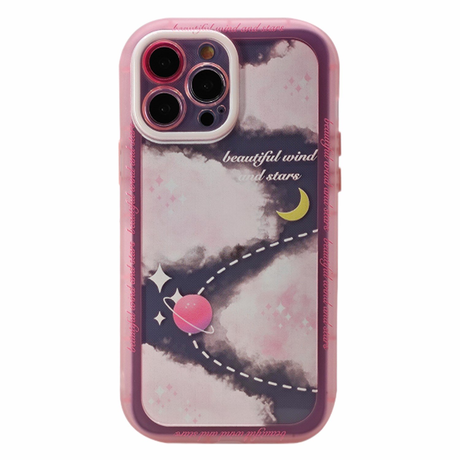 Nettech Apple iPhone 13 Pro Max Uyumlu Gif Seri Arka Koruma Kılıf NT-97259