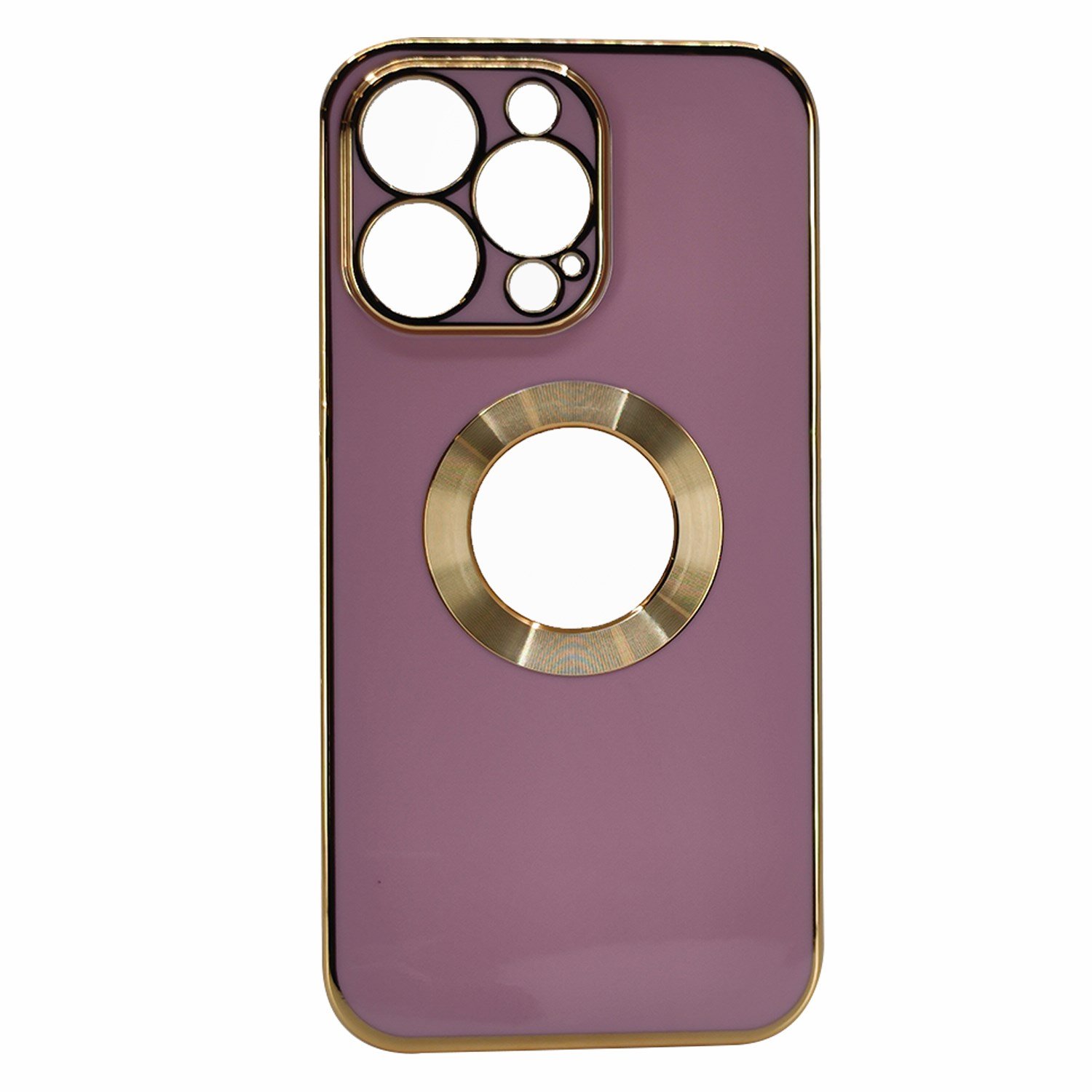 Nettech Apple iPhone 13 Pro Uyumlu Halkalı Logo Seri Arka Koruma Kılıf NT-97163