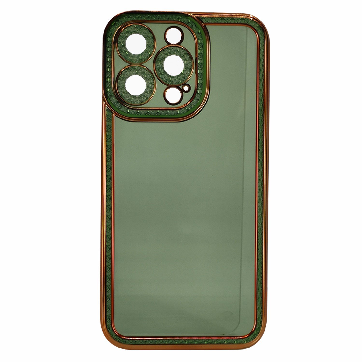 Nettech Apple iPhone 13 Pro Uyumlu Lüx Kristal Seri Arka Koruma Kılıf NT-97095