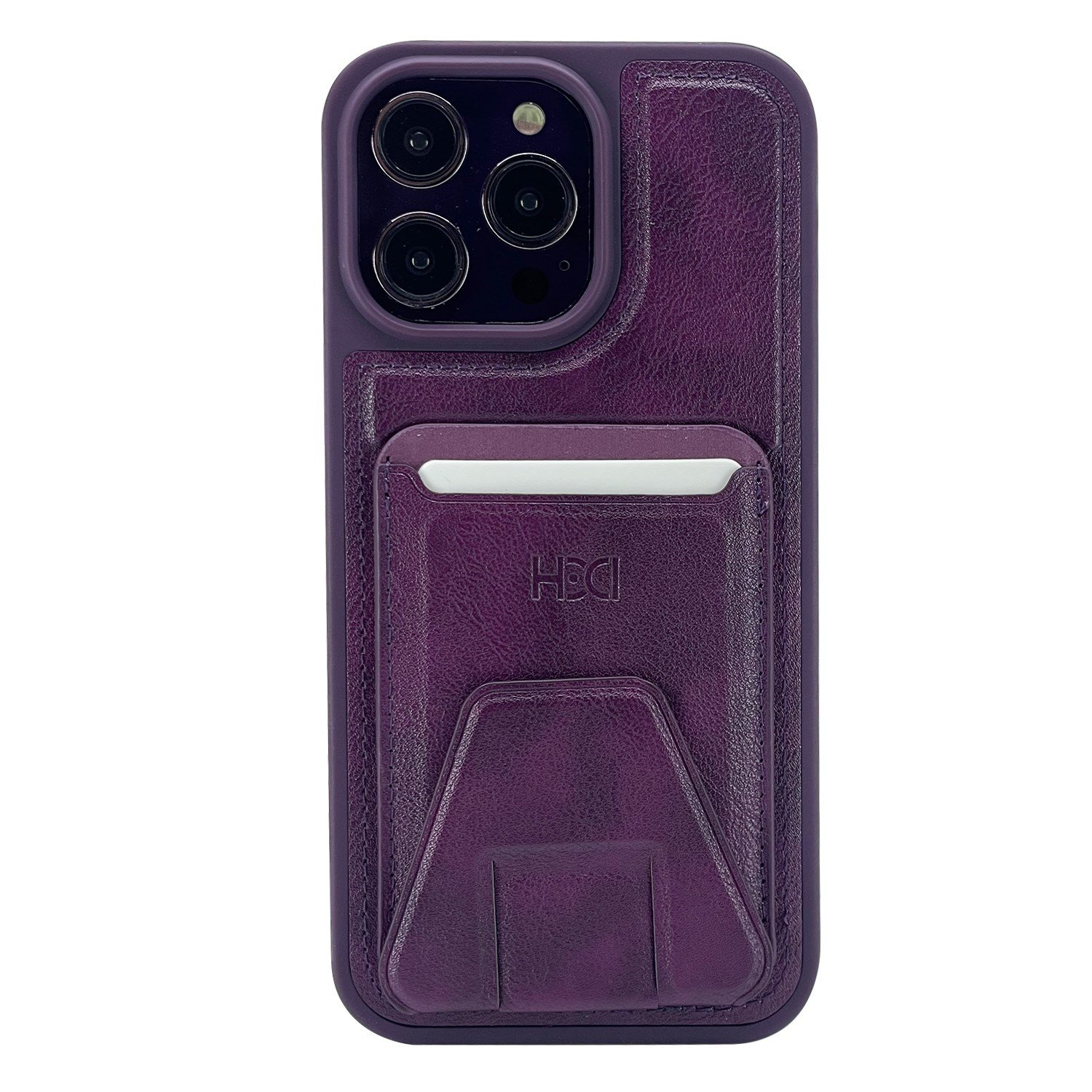 Nettech Apple iPhone 13 Pro Uyumlu Suni Deri Kartlık Arka Koruma Kılıf NT-101523