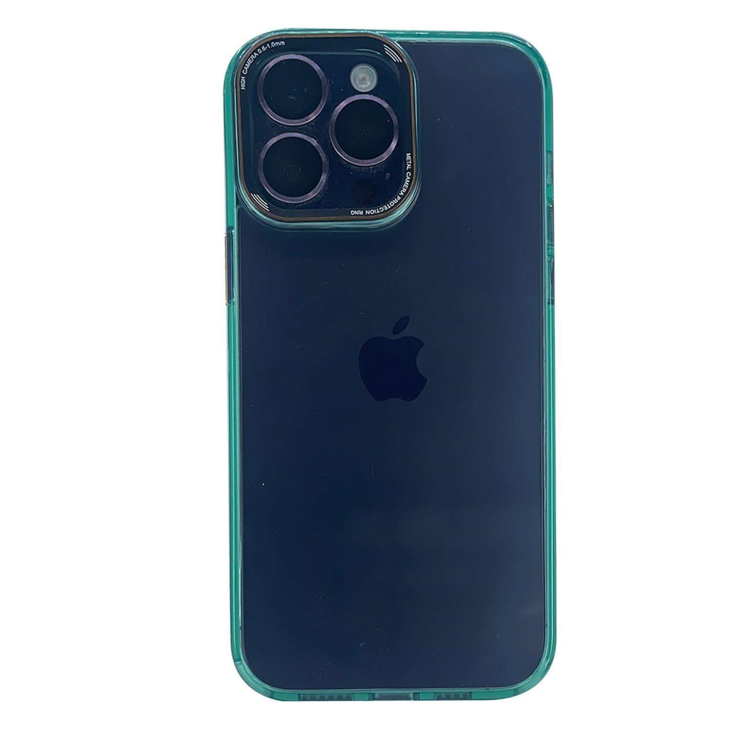 Nettech Apple iPhone 14 Pro Max Uyumlu Mika Renkli Kenar Seri Arka Koruma Kılıf NT-99022