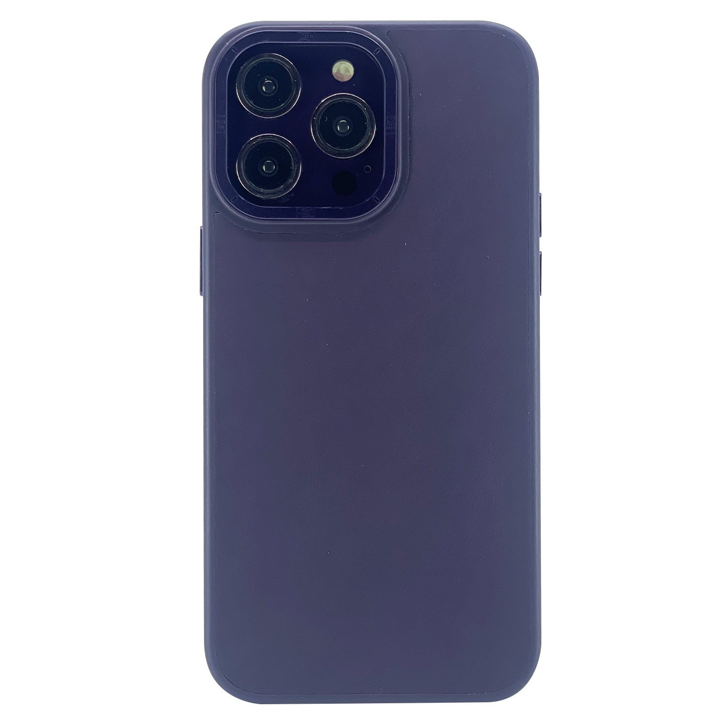 Nettech Apple iPhone 14 Pro Uyumlu Metal Çerçeveli Deri Arka Koruma Kılıf NT-101513