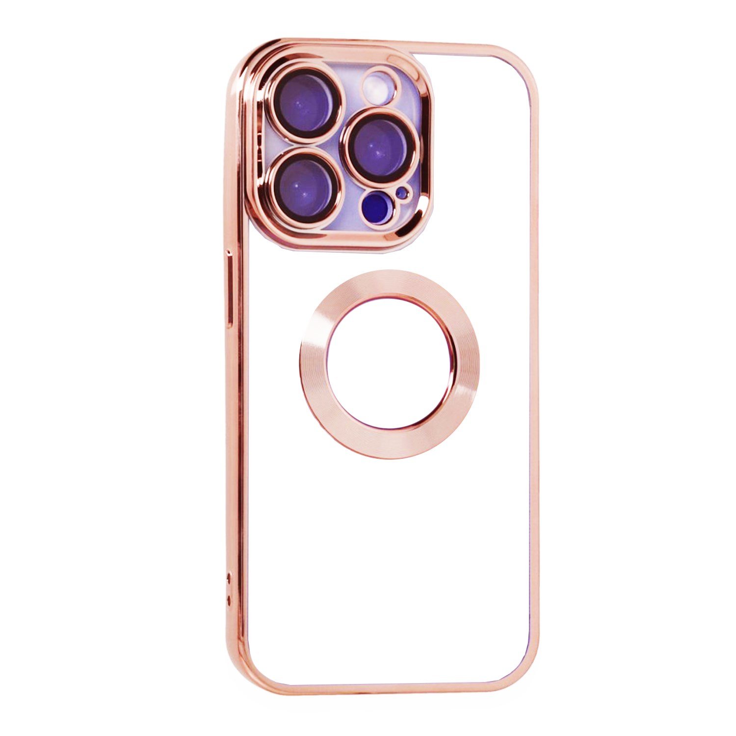 Nettech Apple iPhone 15 Pro Uyumlu Round Silikon Seri Arka Koruma Kılıf NT-107267