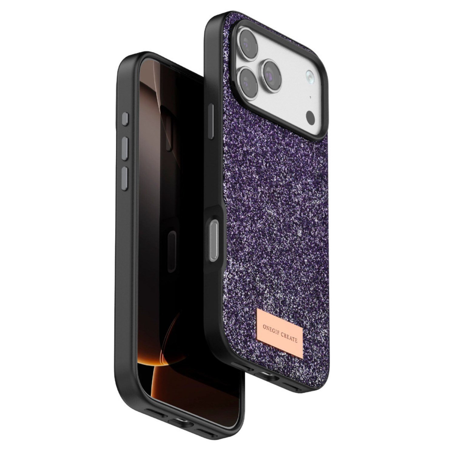 Nettech Apple iPhone 17 Pro Uyumlu Simli Arka Koruma Kılıf NT-116825