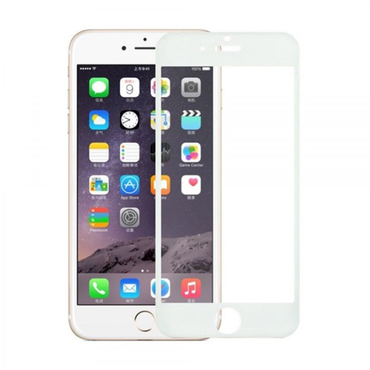 Nettech Apple iPhone 6S Plus Uyumlu 5D Glas Full Cam Koruyucu VR-14832