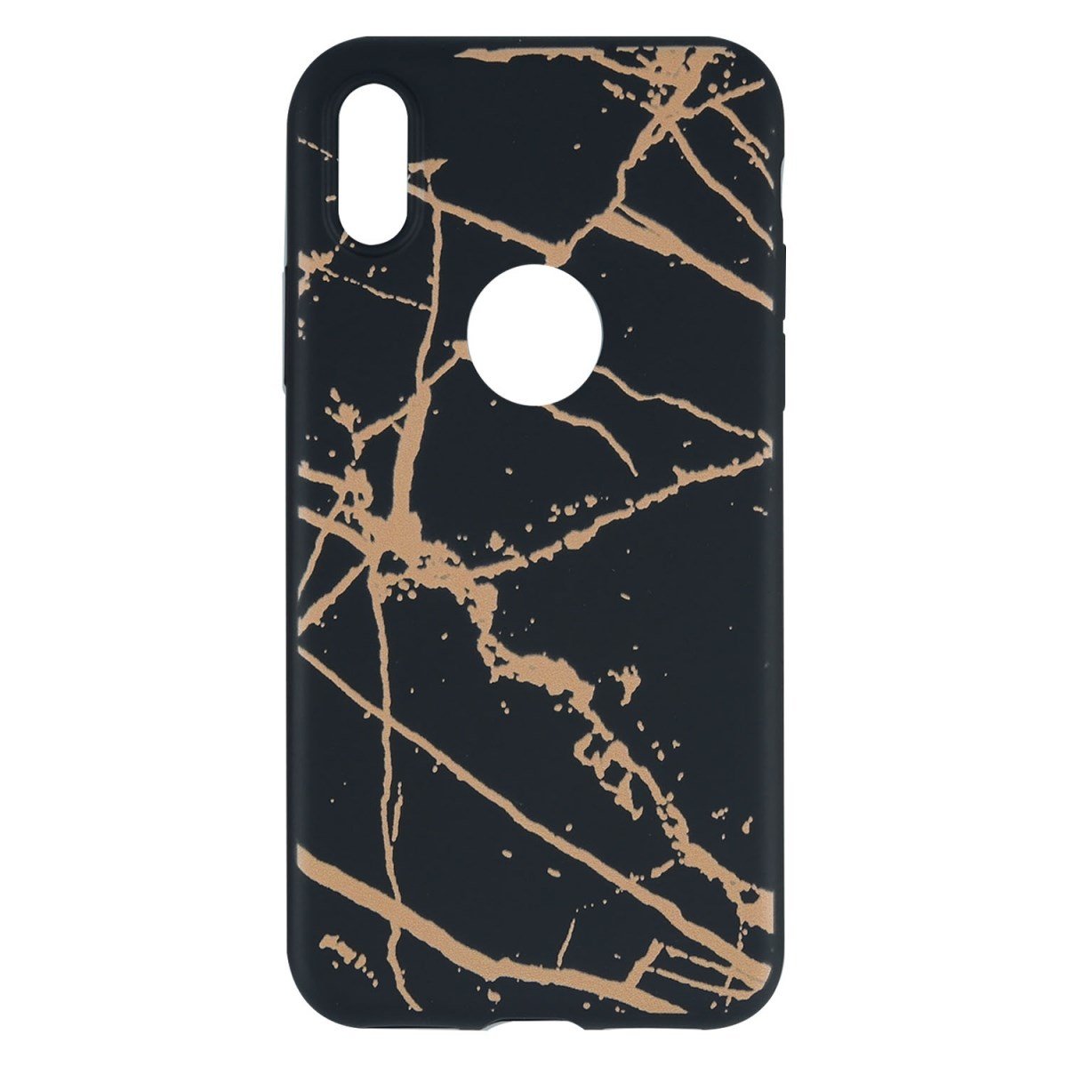 Nettech Apple iPhone X Uyumlu Mermer Desenli Arka Koruma Kılıf VR-4411