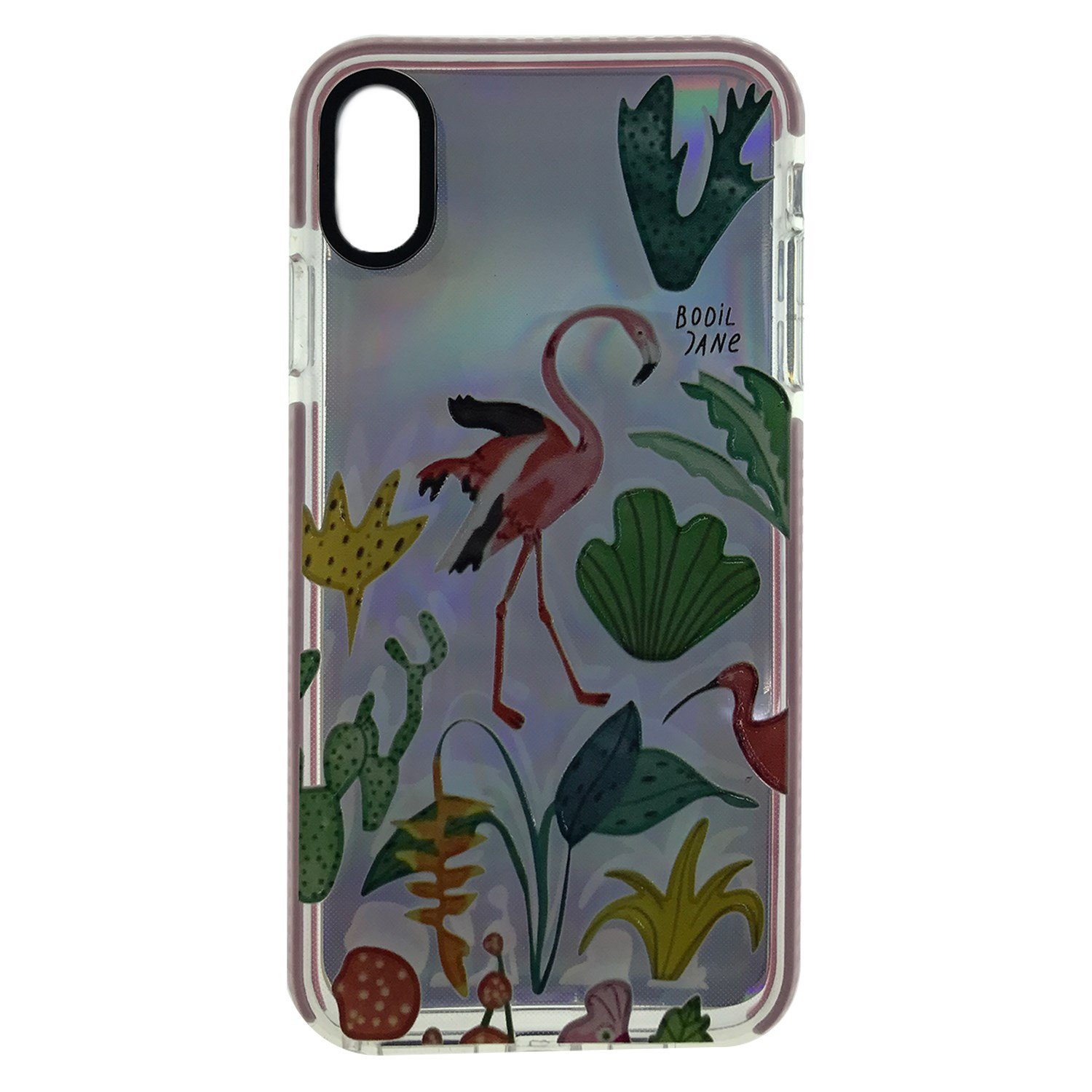 Nettech Apple iPhone XS Max Uyumlu Çiçek Desenli Arka Koruma Kılıf NT-91989