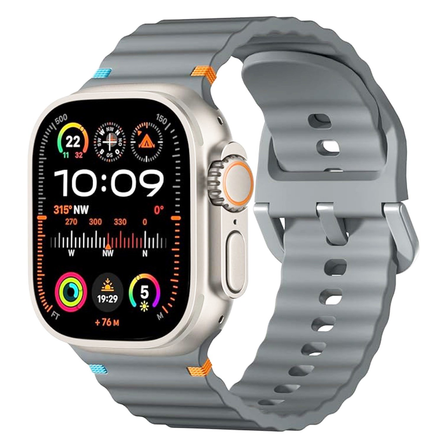 Nettech Apple Watch Series 10 46 mm Uyumlu Silikon Kordon NT-112416