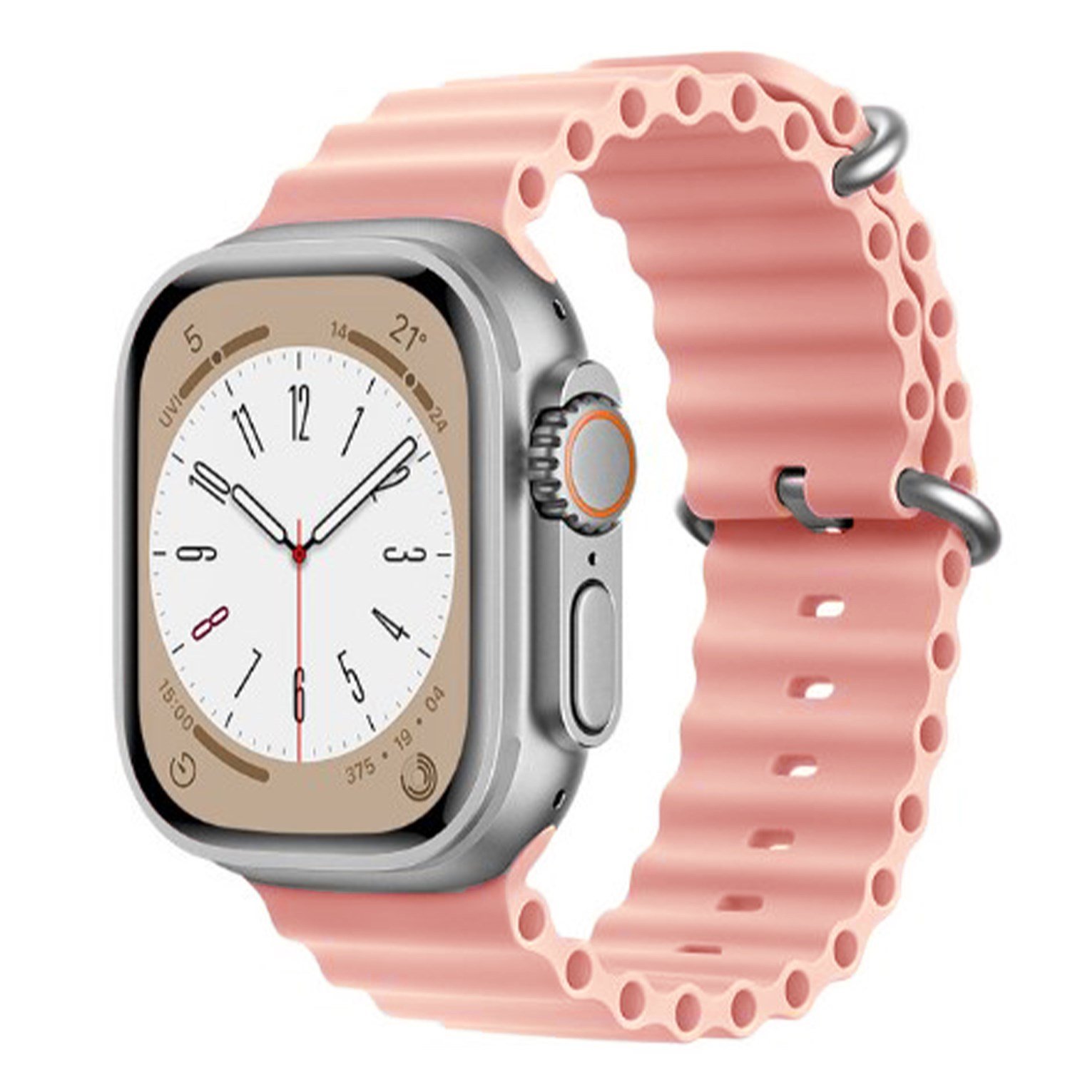 Nettech Apple Watch Series 41 mm Uyumlu Silikon Kordon NT-102963