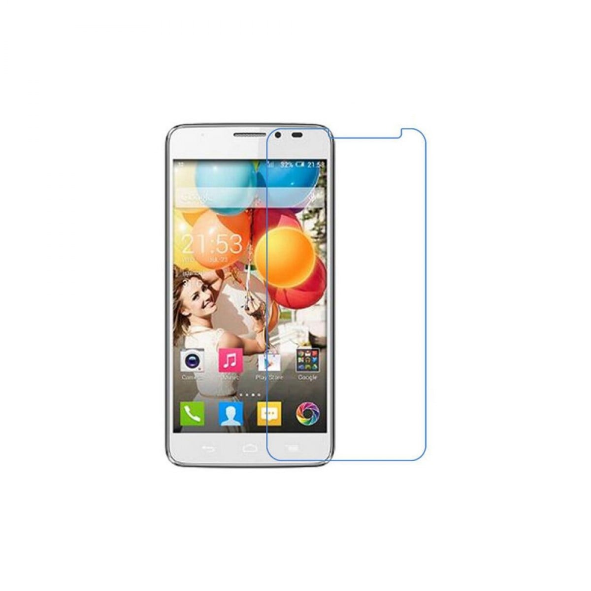 Nettech General Mobile Discovery 2 Mini Uyumlu Ön Koruma Cam Ekran Koruyucu NT-4060