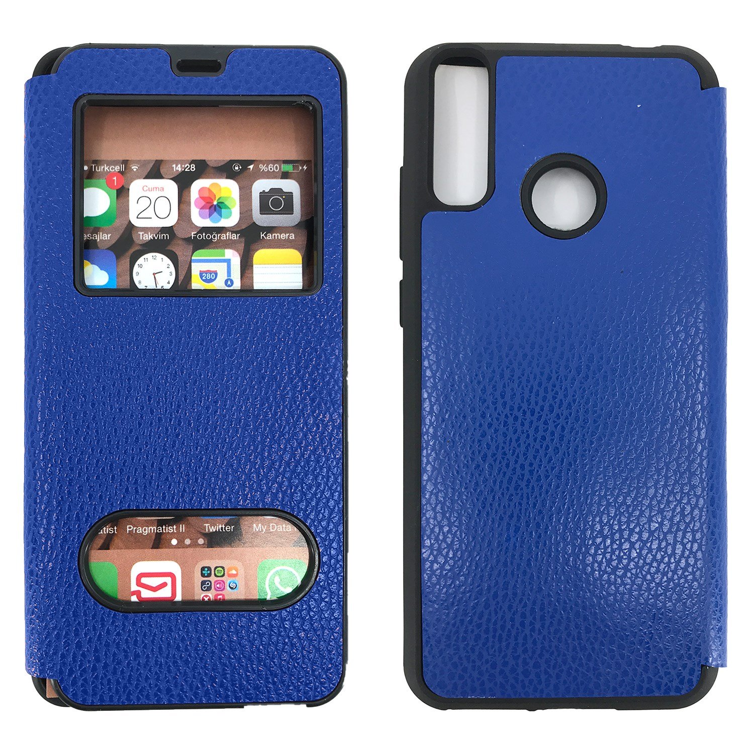 Nettech General Mobile GM10 Uyumlu Pencereli Kapaklı Kılıf NT-84507