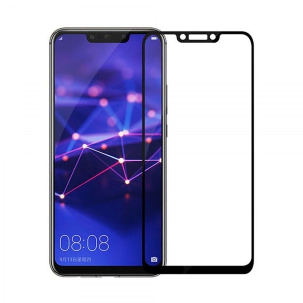 Nettech Huawei Mate 20 Lite Uyumlu 5D Glas Full Cam Koruyucu VR-14872