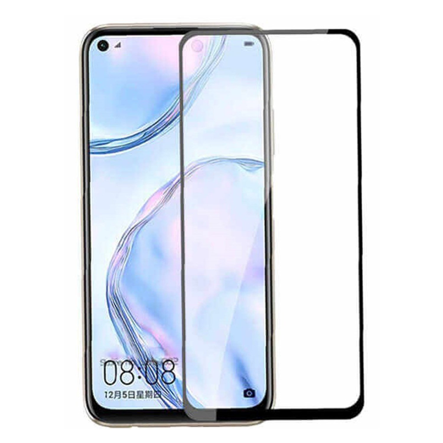 Nettech Huawei P40 Lite Uyumlu 5D Glas Full Cam Koruyucu NT-78785